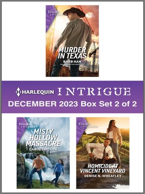 cover image of Harlequin Intrigue December 2023--Box Set 2 of 2